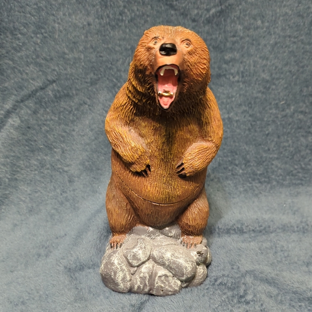 Brown Bear Old Spice Holder